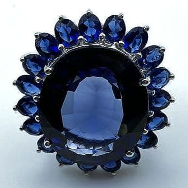 keikosamaタンザナイト（44.18 CtサファイアSV925 指輪