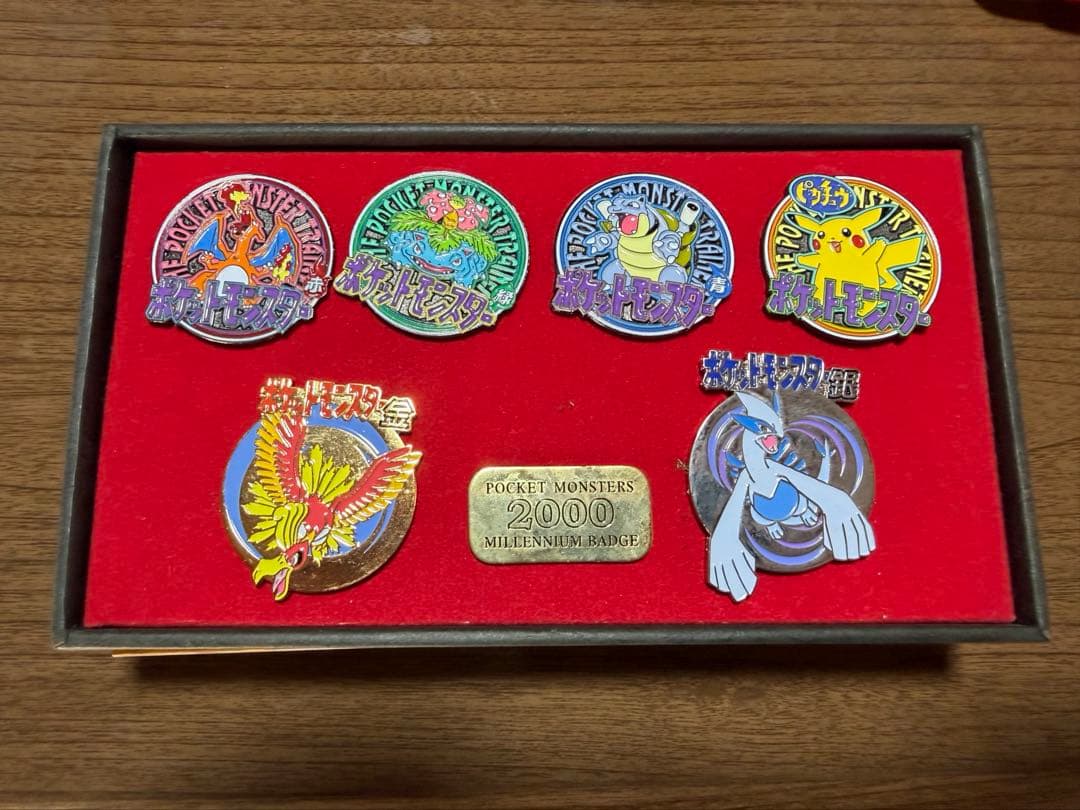 ポケモン ミレニアムバッジ 6個セット 2000年記念メダル付き