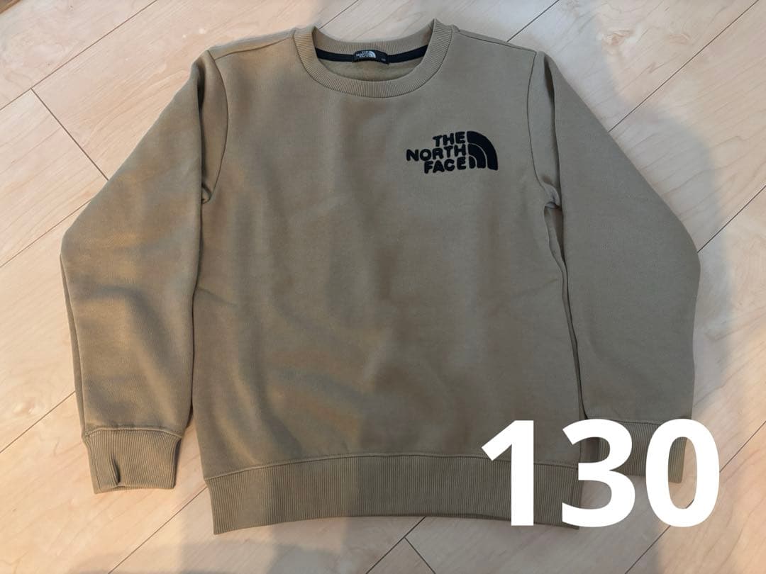 新品未着用　ノースフェイス　フロントビュークルー　130 ケルプタン　裏起毛