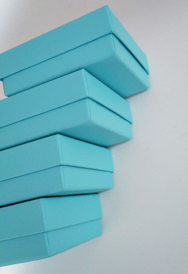 ♥新品未使用♥現行品 ティファニー空箱 Tiffanyギフトボックス 4個セット