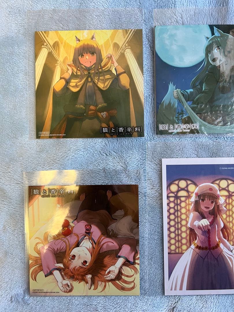 狼と香辛料の特典カード　6点コンプリート