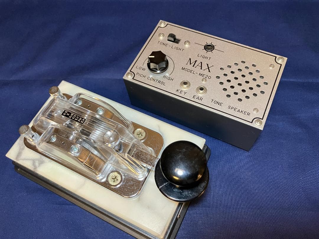 ハイモンド HK-710 大理石電鍵 & MAX モールス ME-20 発振器