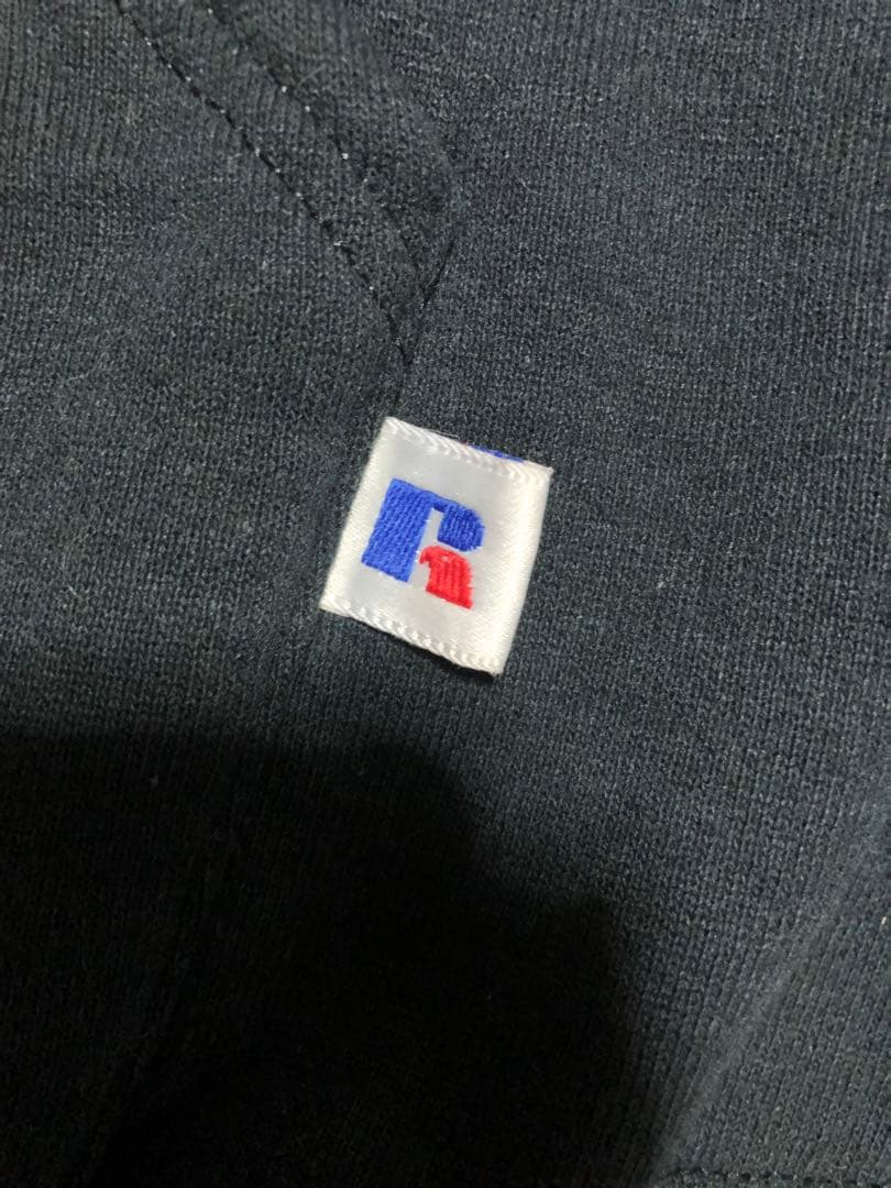 90s USA製 RUSSELL ATHLETIC ブラック ジップパーカー