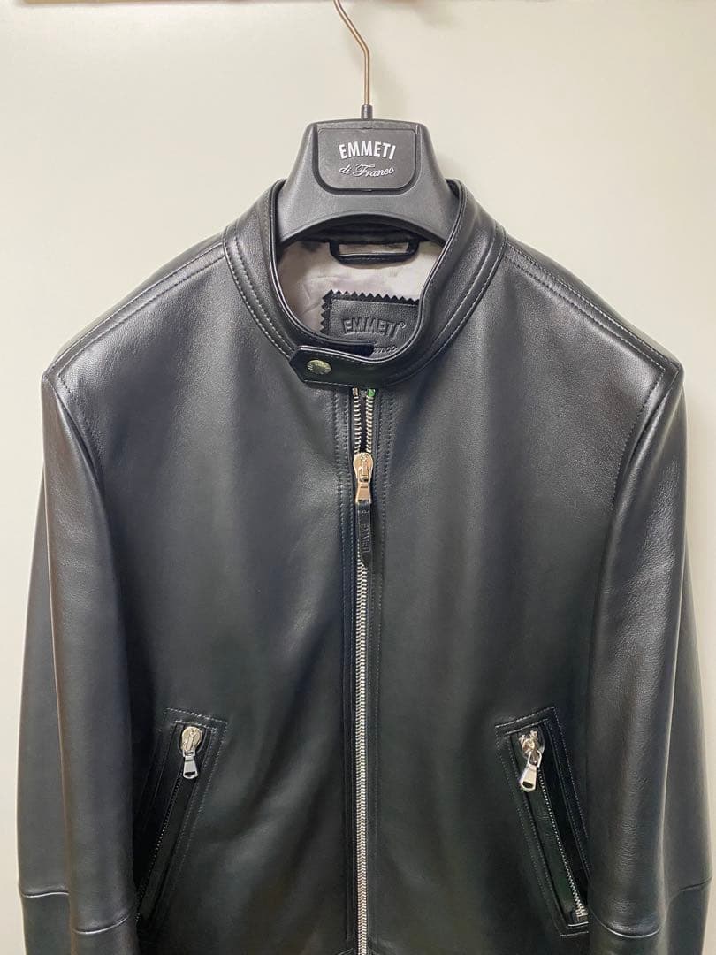 EMMETI エンメティ MASSIMO マッシモ ライダースジャケット　46