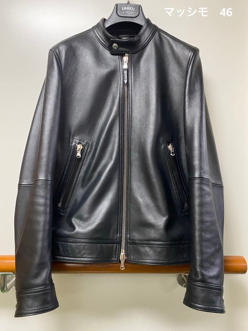 EMMETI エンメティ MASSIMO マッシモ ライダースジャケット　46