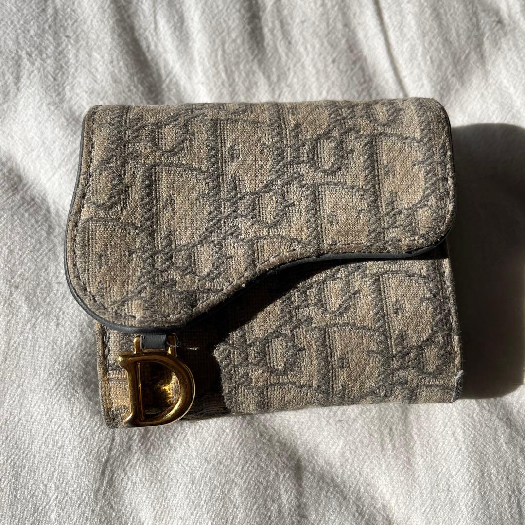 11日まで！ Dior ディオール　サドル 三つ折り財布
