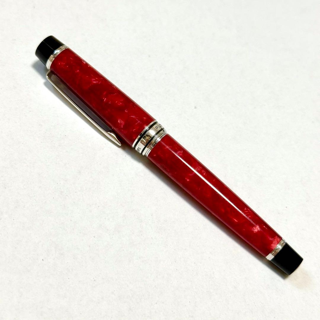 パイロット 万年筆 カスタム レガンス89S レッド 細字 (F)