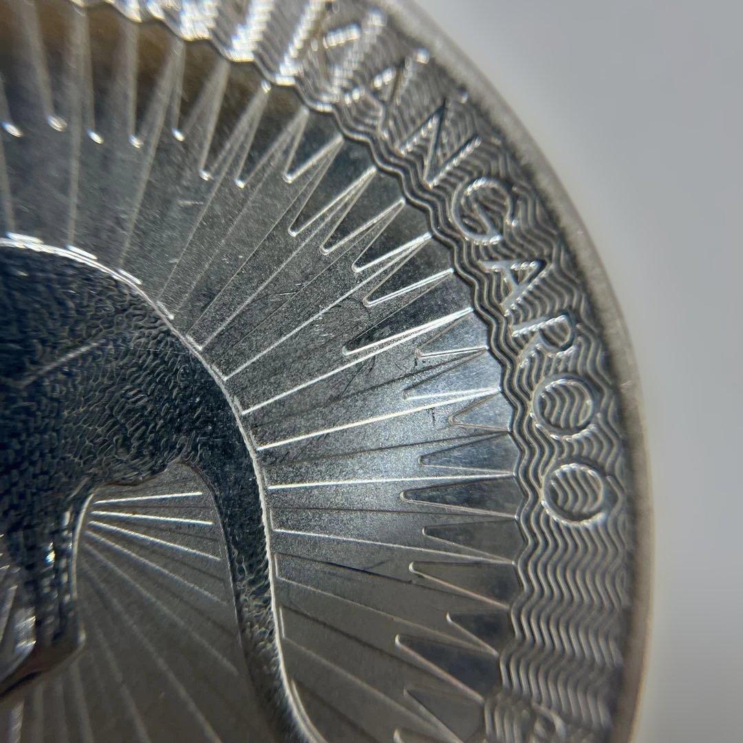 【純銀】オーストラリア　カンガルー 銀貨　1oz ケース付き　⑥