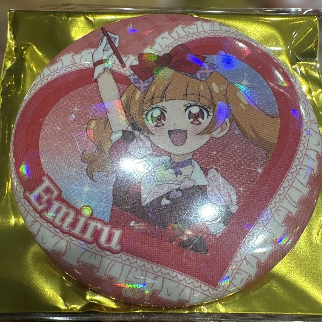 えみる　キュアマシェリ　スイパラ　缶バッジ　5個セット　匿名発送