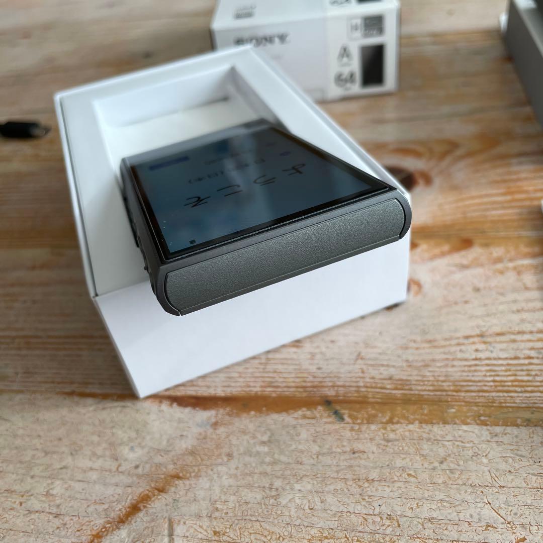 SONY NW-A307 64GB H(グレー) ソフトケース、SDカード付き