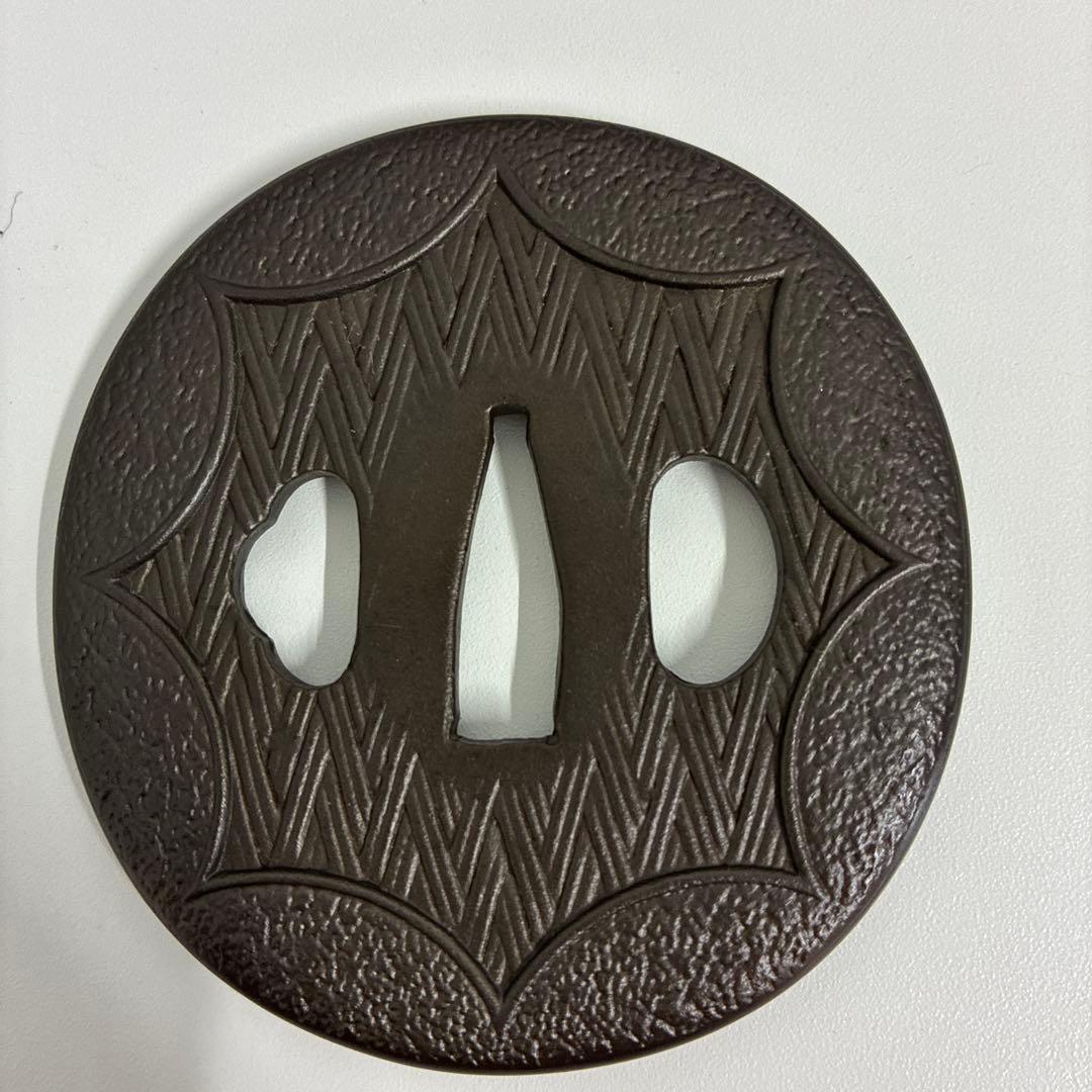 伝統的な日本の鍔 5点セット