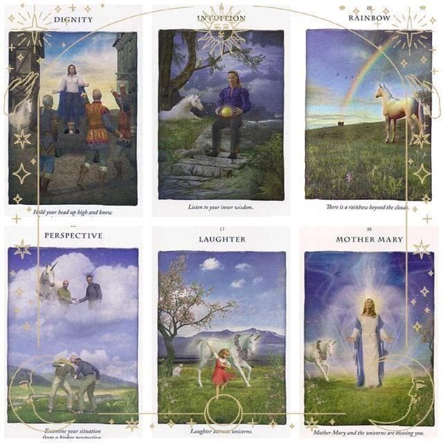 希少品✨海外美麗デッキ✨ユニコーン ペガサス オラクルカード／アファメーション