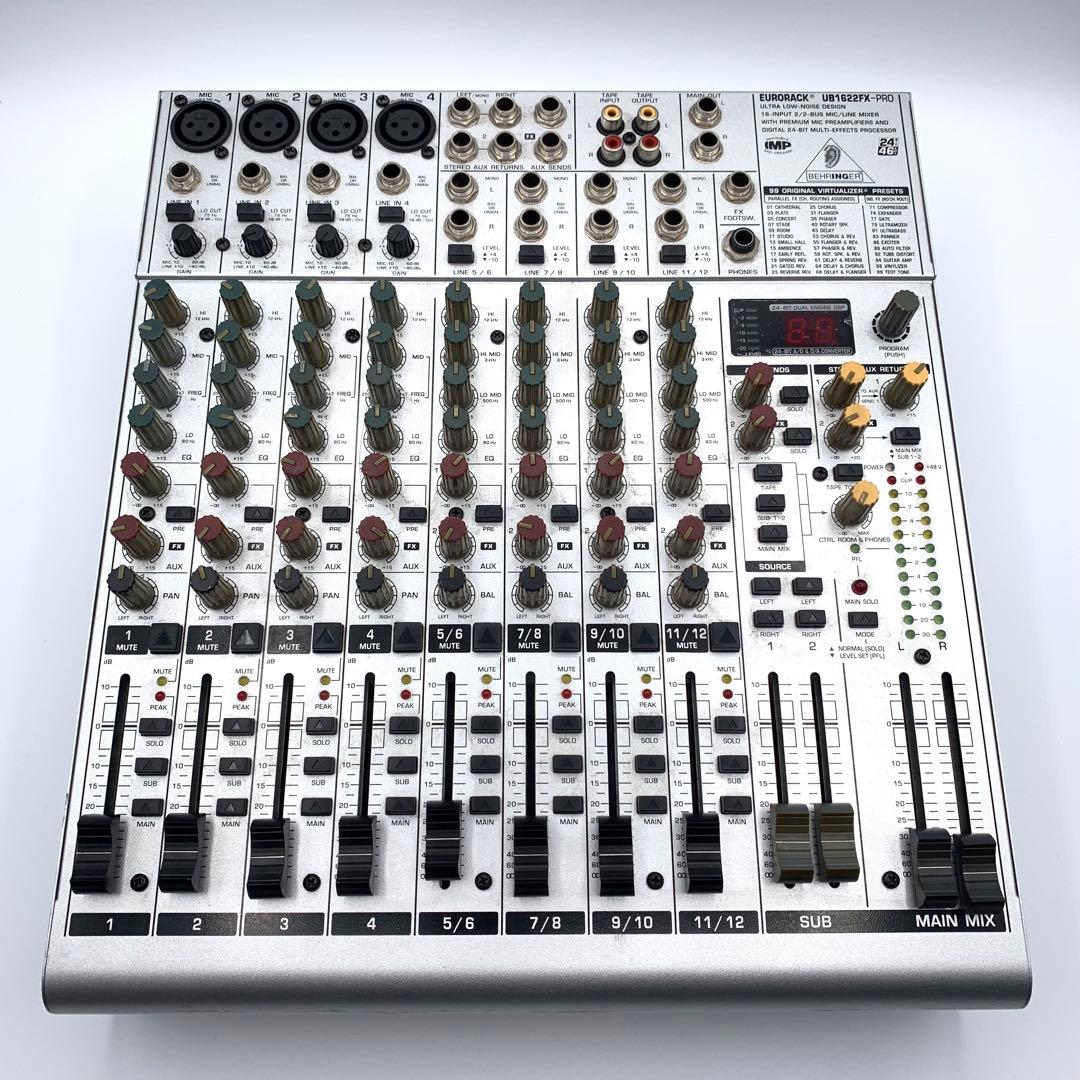 ベリンガー　EURORACK UB1622FX-PRO ミキサー