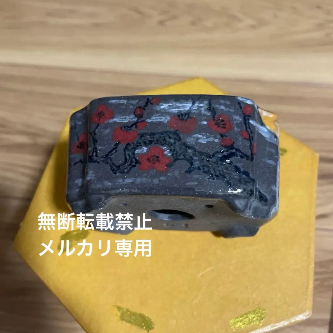 盆栽鉢　桑津香石　山野草　ミニ盆栽鉢　小品盆栽