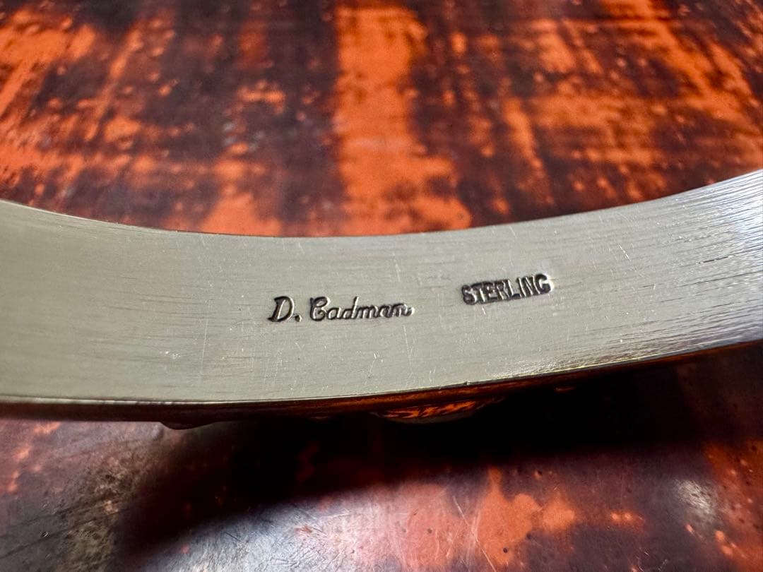 最終 美品 故人 ドノバンキャドマン バングル ビズビーターコイズ ヘビーゲージ