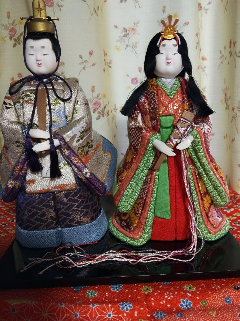 手作り木目込み人形立ち雛