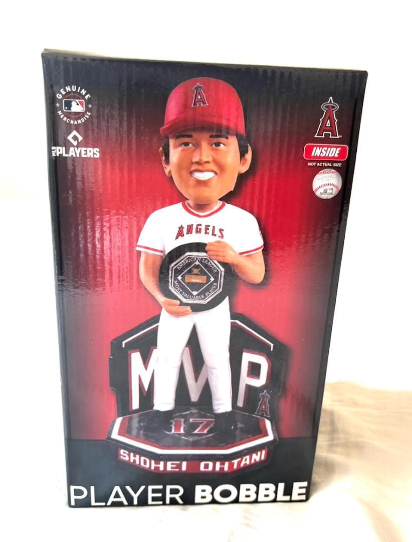 【1021体限定】大谷翔平 記念すべきメジャー初MVP記念エンゼルスバブルヘッド