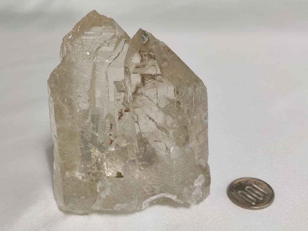 パワーストーン　天然石　原石　カテドラルクォーツ(水晶)　403g　No.356