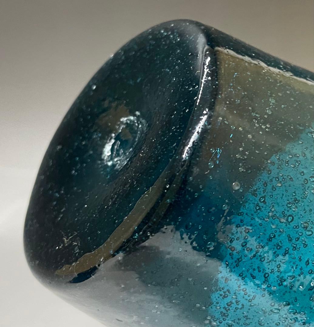 倉敷ガラス　小谷真三　吹きガラス　小鉢　2客　本物保証品