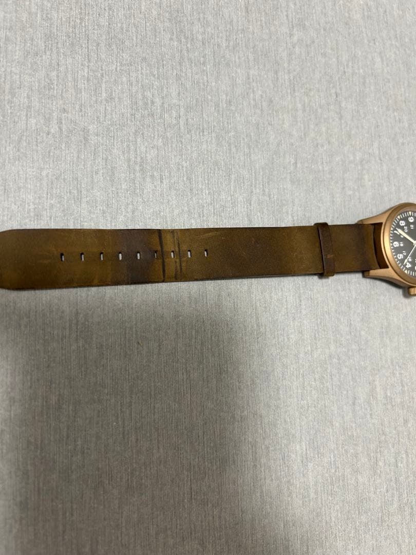 （美品）ハミルトンカーキーフィールド　ブロンズケース