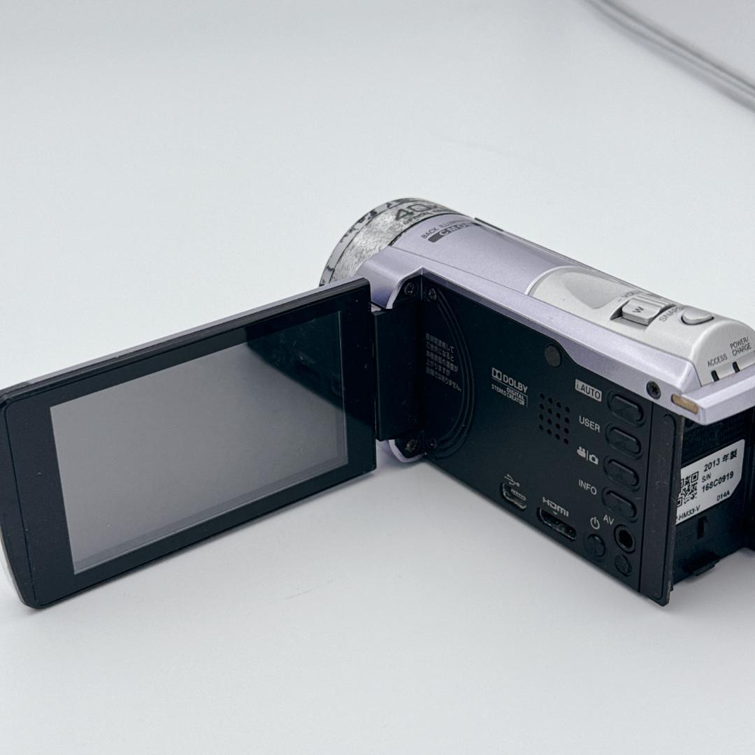 【良品】JVC Everio GZ-HM33-V フルHDデジタルビデオカメラ
