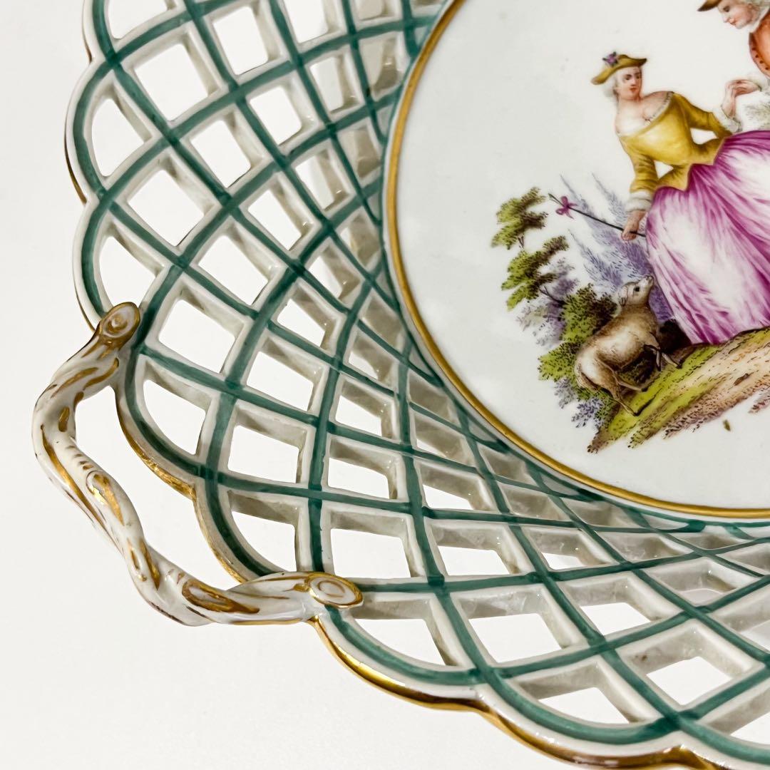 ヴィエナスタイル　恋人文透かしバスケット