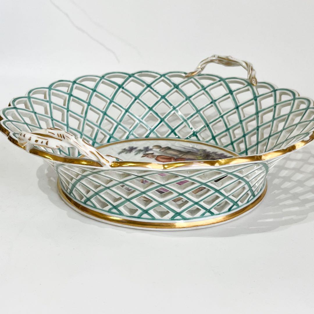 ヴィエナスタイル　恋人文透かしバスケット