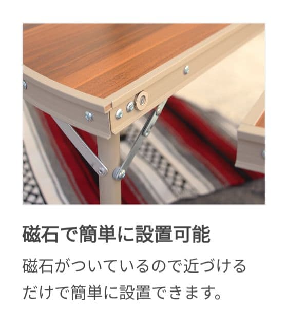 DOD 折りたたみ式アウトドアテーブル 黒　お試し程度の美品