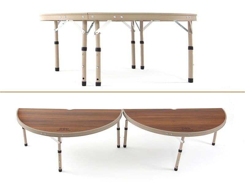 DOD 折りたたみ式アウトドアテーブル 黒　お試し程度の美品