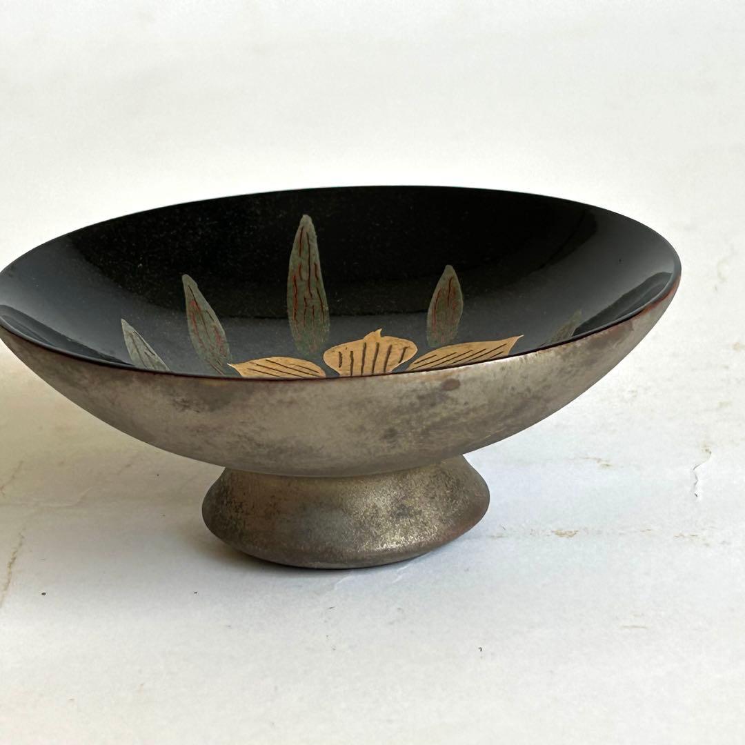 【新品.希少品】1点作　天然木　本漆　漆　漆塗り　て塗り　手描き　螺鈿　金の蒔絵