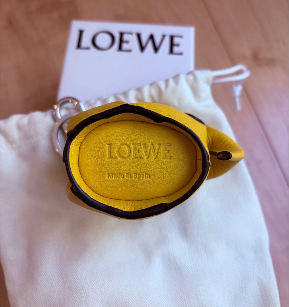 ロエベ エレファント 象 イエロー キーチャーム ケース