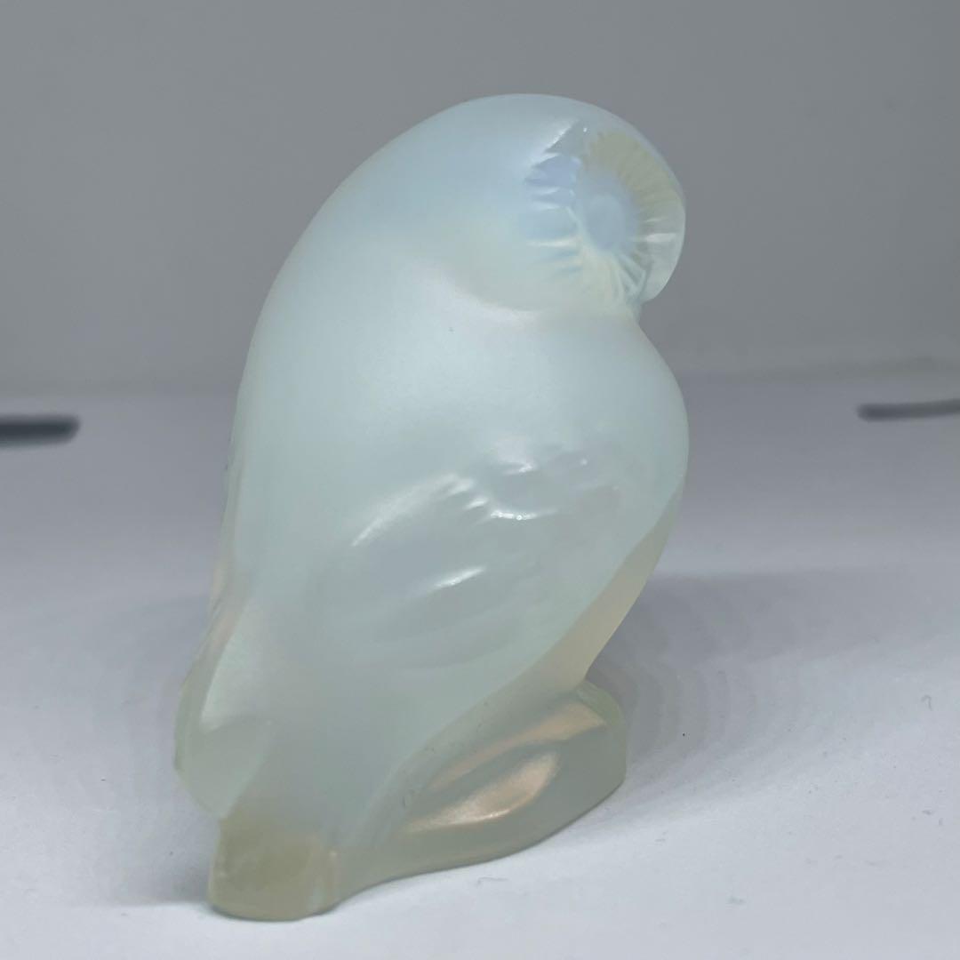 【希少】LALIQUE ラリック フクロウ オパールセント　置物
