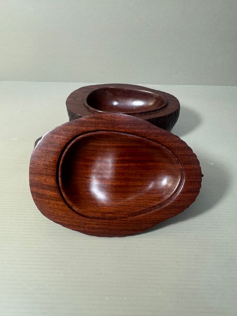 2465  工芸品　鶏　香合　小物入れ　置物　美品