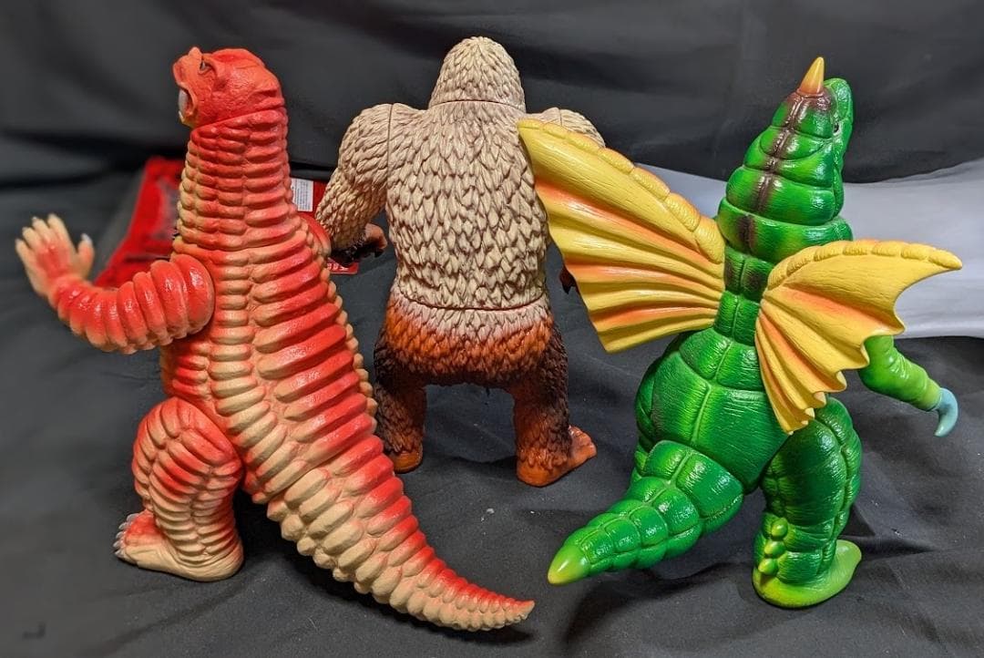 楳図かずお版 ギガス＆ドラコ＆レッドキング（アート・ストーム）３体セット