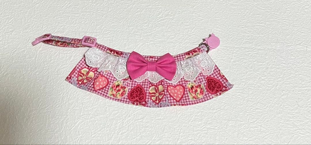 フレアスタイ(ギンガムチェック ハート柄 ピンク) Ｎｏ．163-680