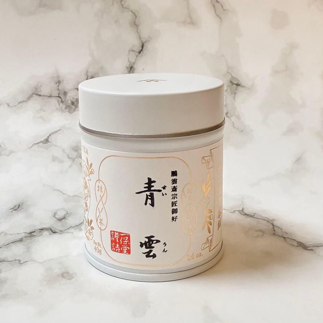 【一保堂茶舗】抹茶 青雲 40g缶