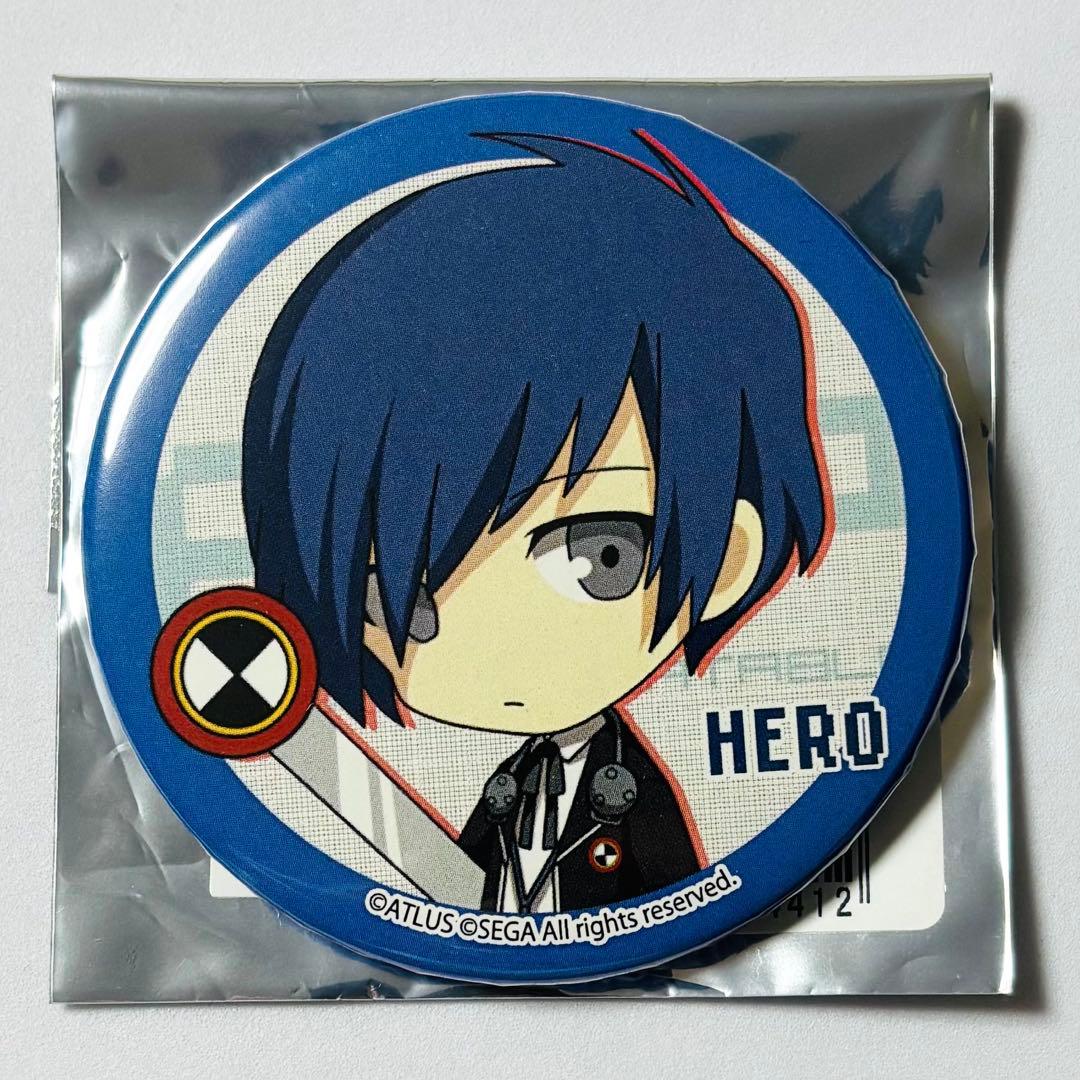 ペルソナ3 ポータブル フォトきゃら 缶バッジ 主人公 結城理