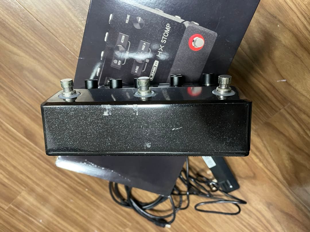 Line6 HXstomp 最新ファームウェアインストール済み