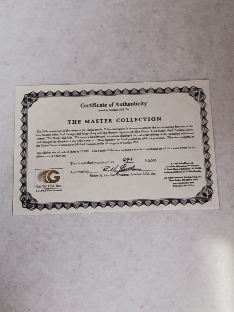 映画【イエロー・サブマリン】キャラクターフィギュア 11体セット限定品　新品