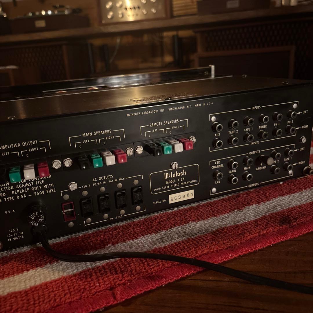 TRIPLEマッキントッシュC26名機美品 プリアンプ