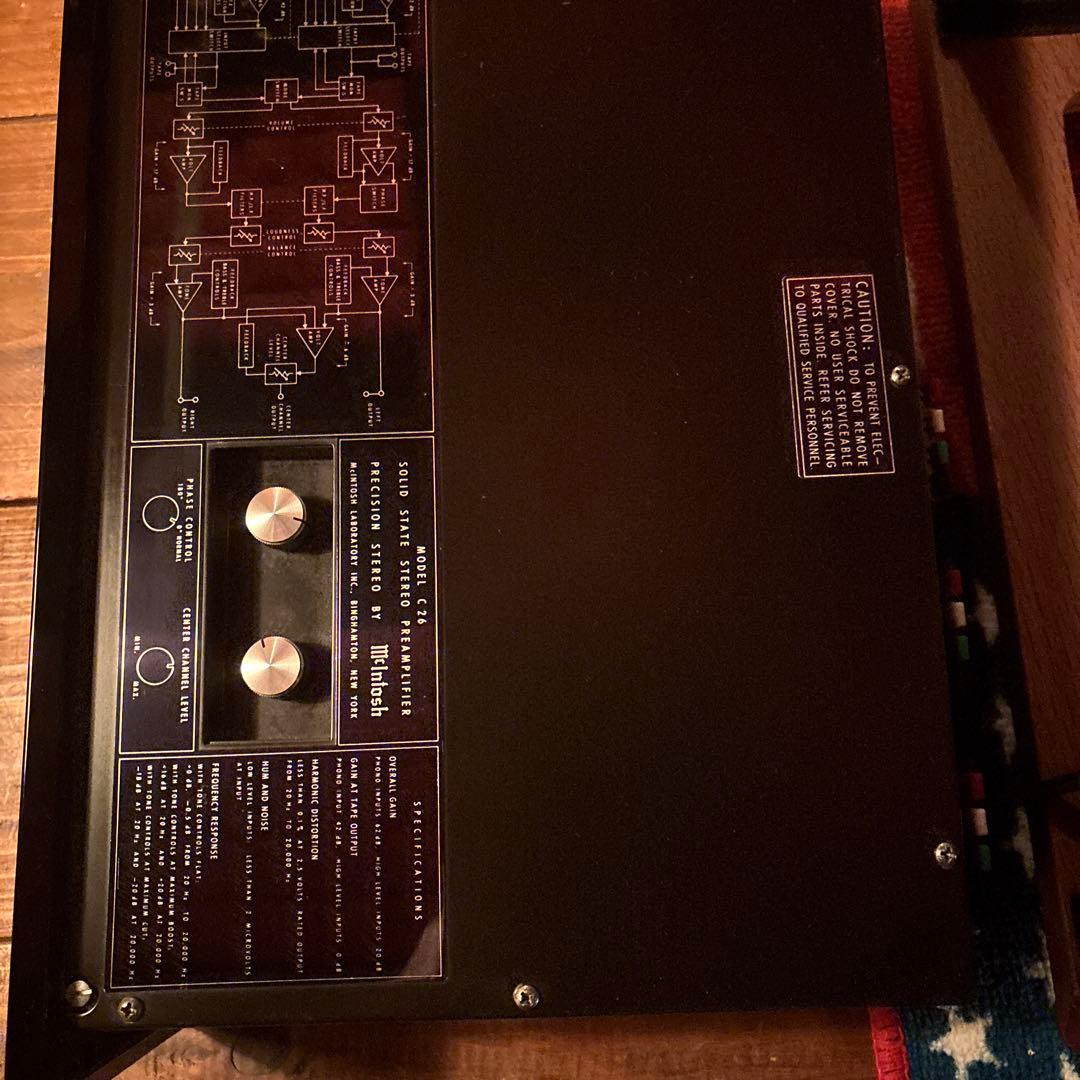 TRIPLEマッキントッシュC26名機美品 プリアンプ