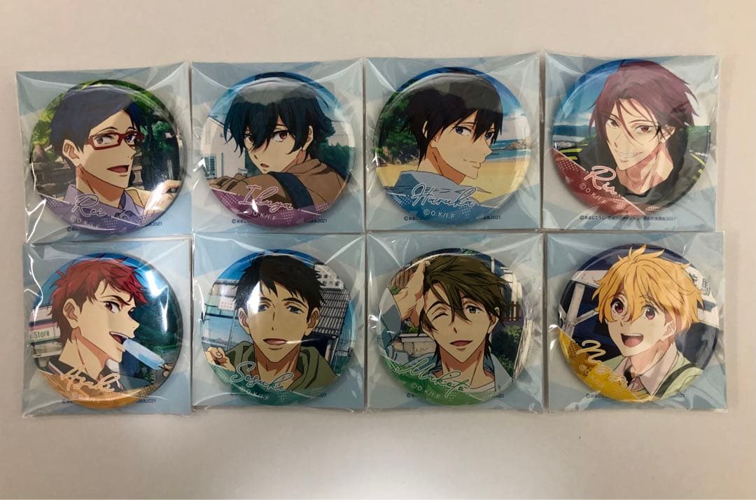 Free! town 缶バッジ 8種セット