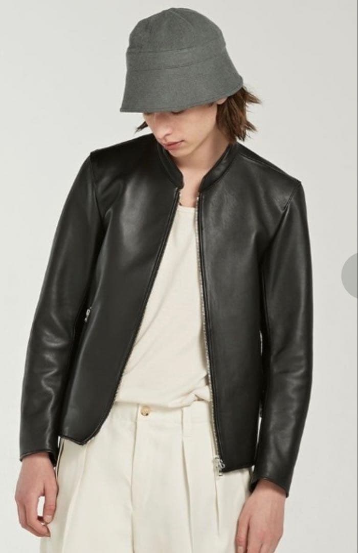 【超美品】希少ライダースジャケット リドム シングル Lサイズ 黒