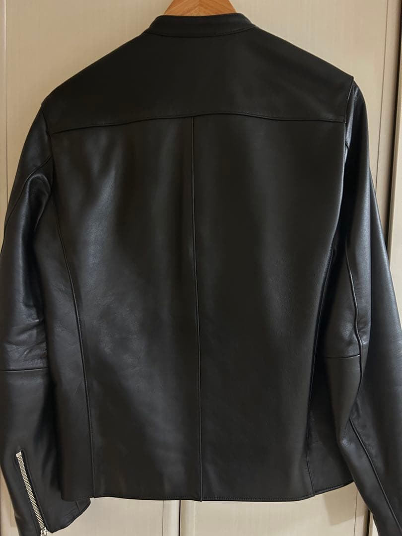 【超美品】希少ライダースジャケット リドム シングル Lサイズ 黒