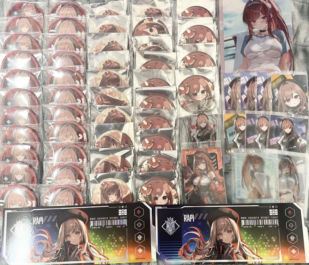 勝利の女神 NIKKE ラピ 缶バッジ グッズ まとめ売り