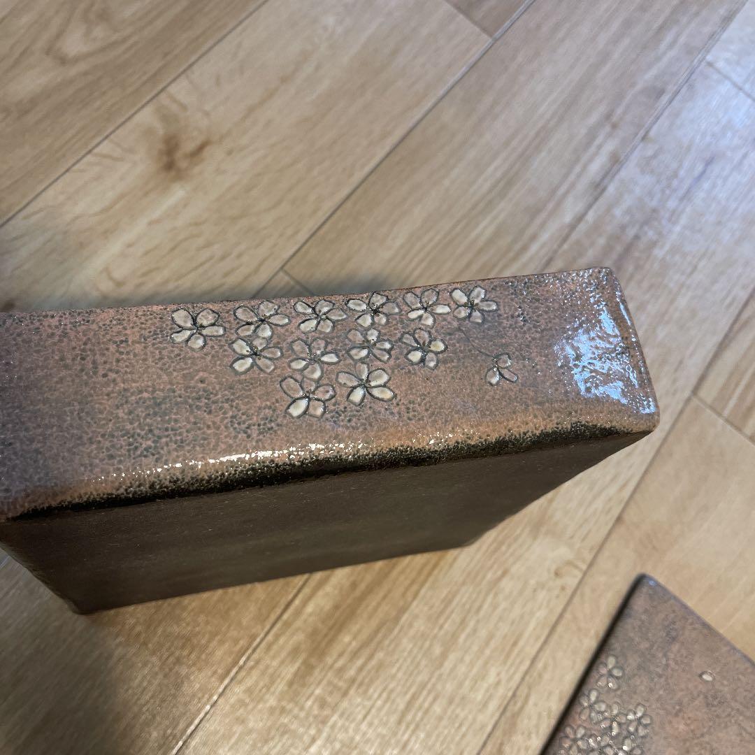 桜模様の陶器