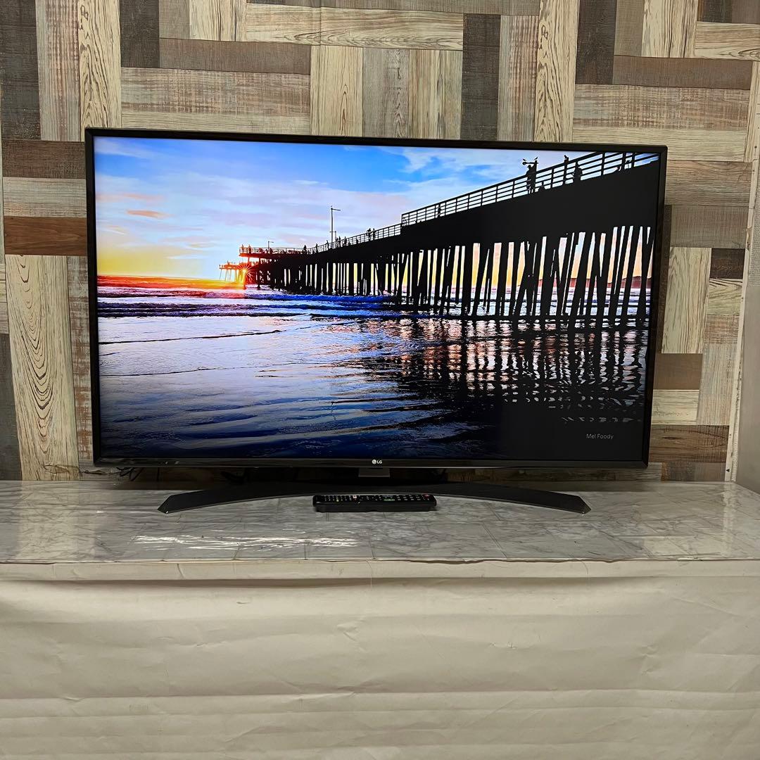 リクエスト価格。全国送料込LG49型4K液晶テレビ外付けHDD録画可能新品リモ付