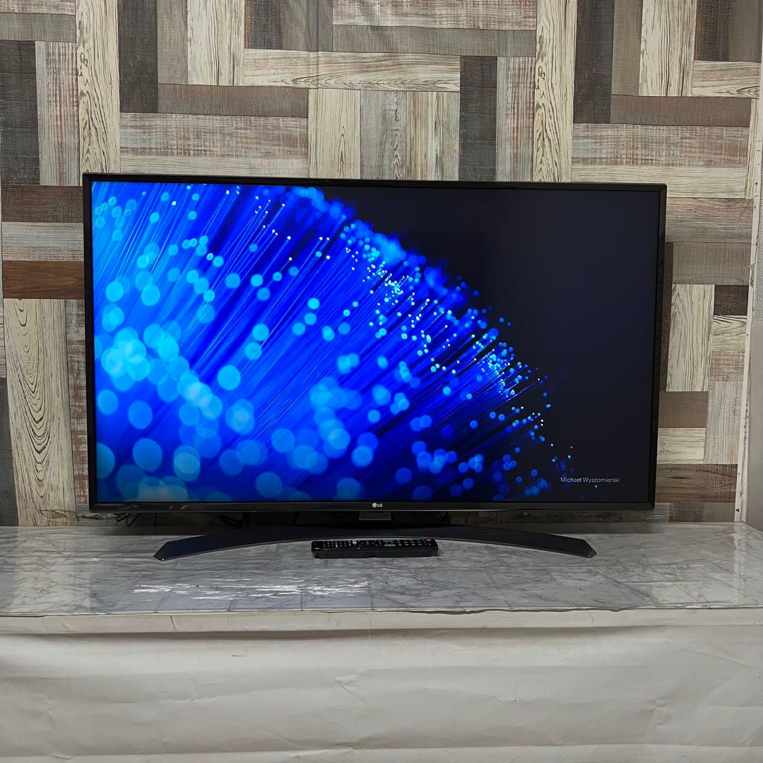 リクエスト価格。全国送料込LG49型4K液晶テレビ外付けHDD録画可能新品リモ付