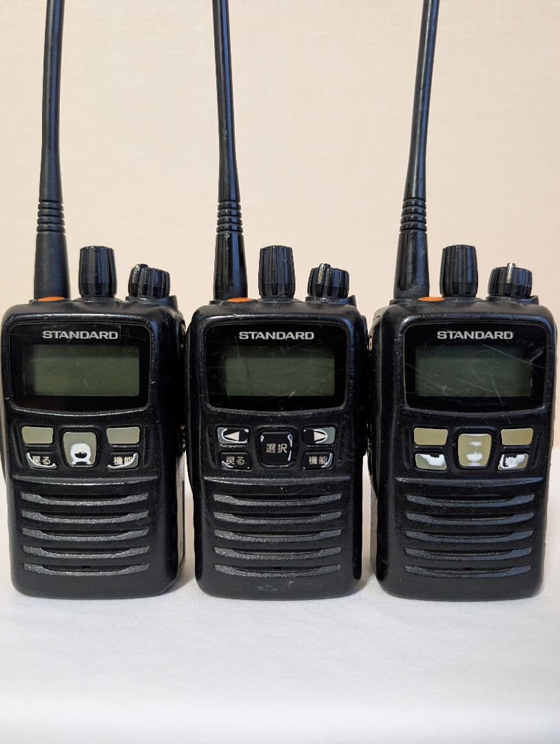 スタンダード デジタル簡易無線機 免許局 VXD450U イヤホンマイク付 6台