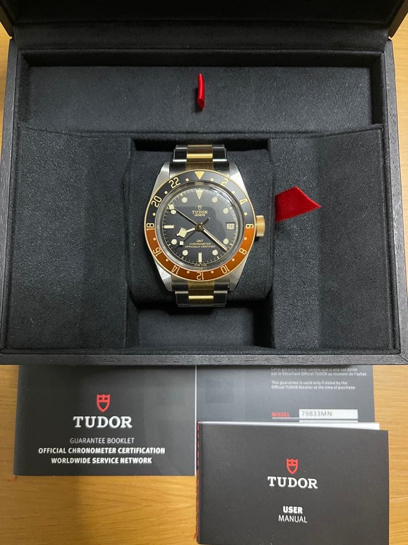 TUDOR ブラックベイGMT S&G